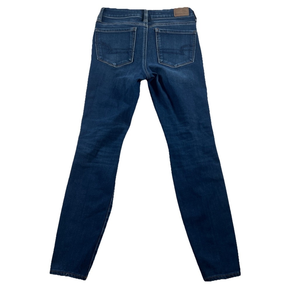 American Eagle Size 2 Short‎ 360 Next Level Stretch Hi-Rise Jegging Distressed - Picture 2 of 10